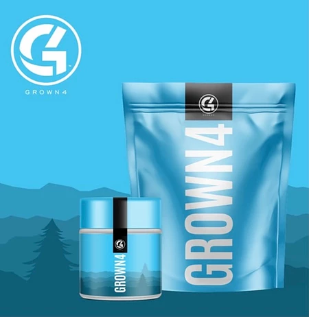 CBD brand GROWN 4 creates a stunning look as a leading edge emerging brand in the category.