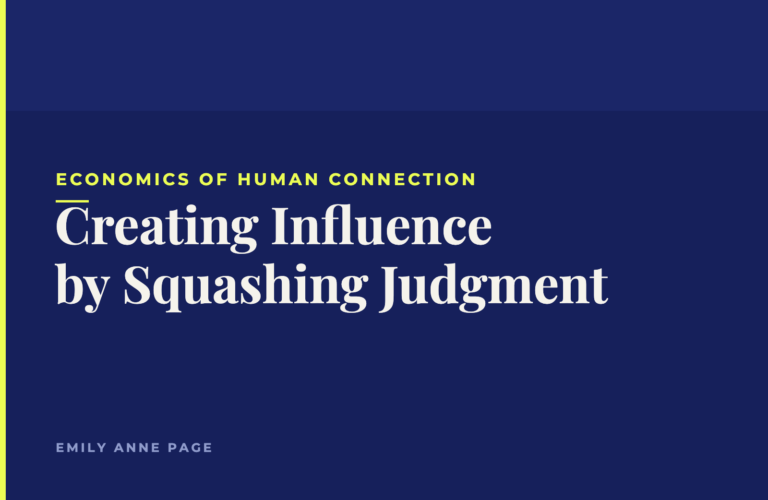 Creating Influence by Squashing Judgment