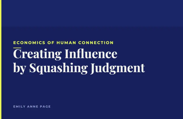 Creating Influence by Squashing Judgment