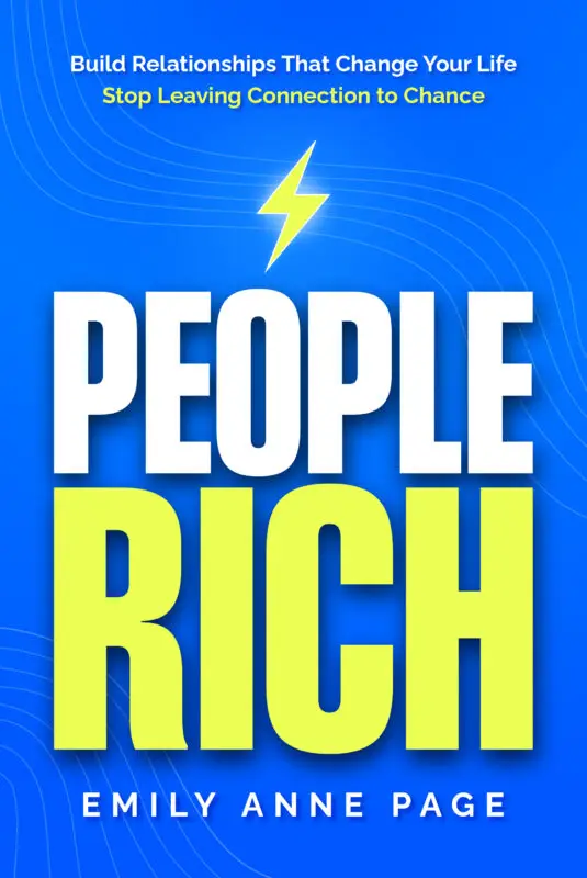 PEOPLE RICH book cover by Emily Anne Page