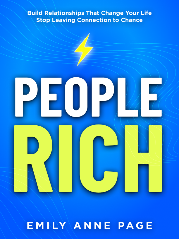 PEOPLE RICH book cover by Emily Anne Page